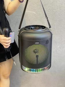 QS-4001 Boombox 8 אינץ קואקסיאלי רמקול אלחוטי מקצועי נטענת רמקול עם מיקרופון שלט רחוק - Product Image 4