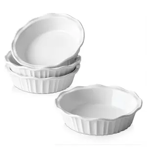 Горячая Распродажа, набор керамической посуды для пирога, круглые формы для выпечки, фарфоровая посуда для ужина, посуда для выпечки
