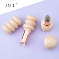 Prix d'usine – Emballage de luxe pour rouge à lèvres 3,5 g au design bulle, tubes de baume à lèvres, conteneur cosmétique vide en ABS avec logo personnalisé imprimé