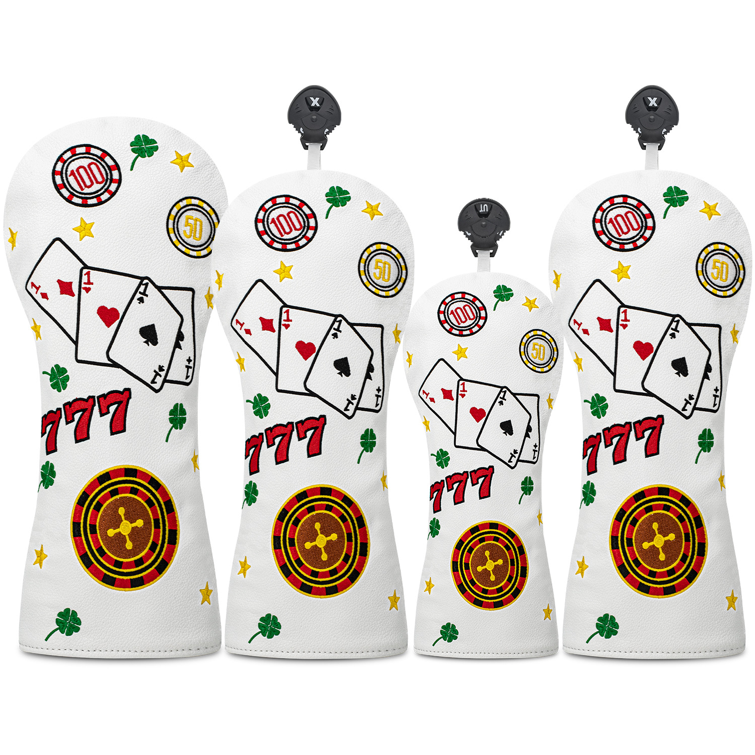 Manchon de poteau en bois blanc 135ut-ensemble de 4 pièces