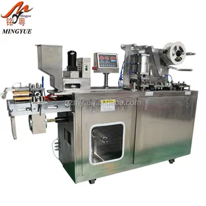 GMP Edelstahl Voll automatisch Kleine Gummibärchen Candy Blister Verpackungs maschine Hersteller dpp Blister Verpackungs maschine