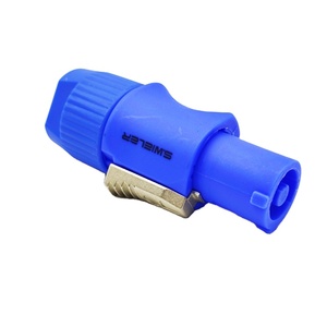 Connecteur Powercon 3 broches pour éclairage de scène DMX, 20A/250V, fiches mâles pour <span class=keywords><strong>haut</strong></span>-parleurs, compatible avec les connecteurs Neutrik NAC3FCA, NAC3FCB, NAC3MA - Product Image 4