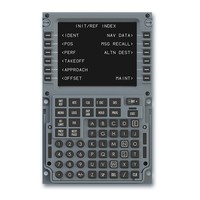 Simulador de Vuelo CDU con Rasguños en el Embalaje Exterior para el Videojuego Boeing 737FMC CS