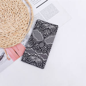 ग्रीष्मकालीन रेट्रो ऊर्ध्वाधर स्ट्रिप्ड फीता ग्लास रेशम पोका डॉट क्रिस्टल मध्य बछड़ा सफेद परी मोजे महिलाओं - Product Image 2