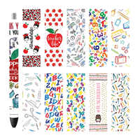 Transferts UV pour stylos, gobelets et autres supports, imperméables, de haute qualité, vente en gros