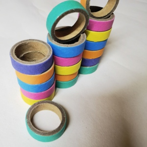 Anillos de Papel de Colores para Loros, Accesorios Masticables para Aves - Product Image 1