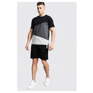 Ensemble twin en coton pour hommes, décontracté, survêtement d'entraînement, à la mode, avec logo personnalisé, nouvelle collection - Product Image 5