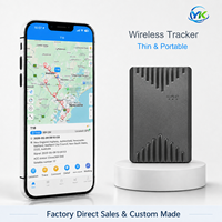 Dispositivo de Rastreo GPS Inalámbrico 4G GSM Global, Delgado, Portátil, con Imán Potente, Resistente al Agua, Rastreo en Tiempo Real, Localizador de Vehículos, Autos, Taxis y Vehículos Eléctricos