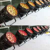 18 éclairage léger d'étape du bourdonnement LED du pair 64 du pair 64 de x 10w RGBW 4IN1 DMX LED extérieur pour épouser