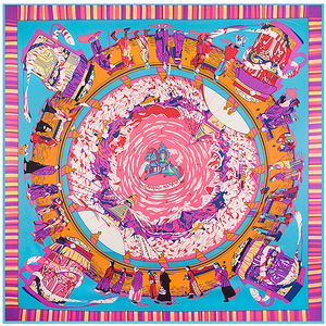 Ethnic <strong>Scarves</strong> &amp; Shawls a High-quality <strong>Belly</strong> <strong>Dance</strong> <strong>Hip</strong> Silk <strong>Scarves</strong> <strong>Wholesale</strong> Embroidery <strong>Scarf</strong> Hijab 130*130 cm - Product Image 5