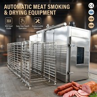 Premium Export Standard 304 Edelstahl CE-Zertifizierte Hohe ROI Automatische Kommerzielle Räuchermaschine