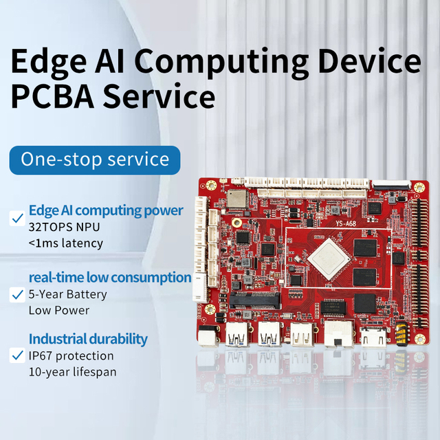 Quick Turn Edge AI Computing PCBA - Custom Rugged Industrial PCB Assembly for Smart Factory & IoT Terminals