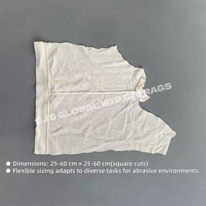 Proveedor de Trapos Mutilados: Trapos de Algodón Blanco de Punto de 50 lb, Trapos de Lana Reciclada, Trapos de Limpieza para Uso Industrial - Product Image 3