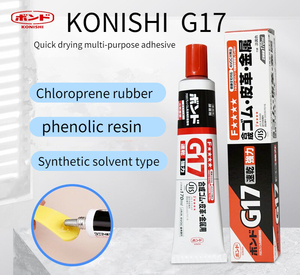 Adhesivo KONISHI G17, goma metálica, plástico, componentes de cuero, muebles, instrumentos musicales, pegamento suave de secado rápido fuerte - Product Image 2