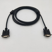 Cable adaptador DB9 personalizado, macho a hembra, Serial RS232, Cable de extensión VGA DB9