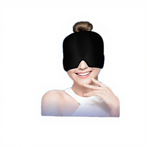Casque de soulagement des migraines sans odeur, thérapie par le froid, maque de compression chaude et froide pour la tête avec pochettes de gel glacé - Product Image 2