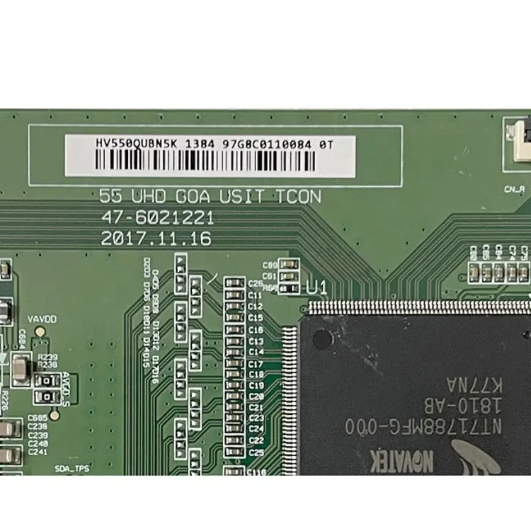 Placa de televisão lcd boe HV650QUB-N5K HV650QUB-N5L, placa lógica tcon T-CON conectar placa para sony
