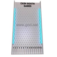 Jeu de plateau interactif de carnaval Plinko et bingo personnalisé avec des jetons ronds en forme de goutte pour gagner des trophées