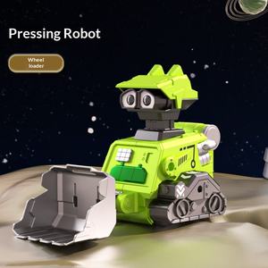 รถของเล่นเด็กพลาสติกขนาดเล็ก รูปการ์ตูน แปลงร่างได้ หมุนได้ รูปสัตว์ ไก่สีเหลือง รถดับเพลิง รถวิศวกรรม สเกล 1:5 สำหรับเด็กอายุ 0-24 เดือน - Product Image 6