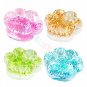 2025 New Design Ultra Soft TPR Material Giant Size <b>Cat</b> Paw <b>Squishy</b> Toy Sensory Fidget Stress Relief Kawaii <b>Squishy</b> Ball - Product Image 1