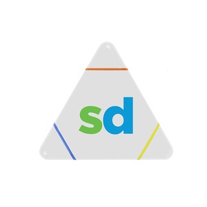 Biểu Tượng Tùy Chỉnh In Xách Tay Tam Giác Ba-Đầu Highlighter Bút Mini Kích Thước Xiên Văn Phòng Công Cụ Quảng Cáo Công Suất Lớn - Product Image 6