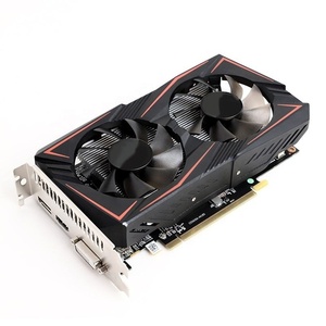 Carte graphique professionnelle pour PC de bureau, double ventilateur, 4 Go de mémoire GDDR5 128 bits, PCI 3.0, design à double ventilateur, compatible Radeon 550 - Product Image 1