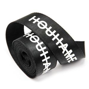 Custom Logo Printed Nylon Webbing Strap 38mm Woven Printing Strap High Gloss Embossed Webbing for Shoulder <b>Bag</b> <b>Camera</b> Guitar - Product Image 2