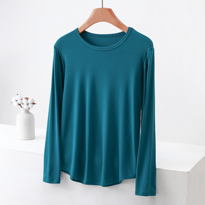 เสื้อยืดแขนยาวไซส์ใหญ่พิเศษ XL-8XL สำหรับผู้หญิง คอกลม ผ้าเนื้อยืด เหมาะสำหรับพยาบาล ใส่เป็นเสื้อซับในหรือเสื้อชั้นในสำหรับบุคลากรโรงพยาบาล - Product Image 1