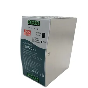 Meanwell DBUF20-24 24V/20A DIN Rail Type Buffer Module supplementary device for regulated dc 24v power supply