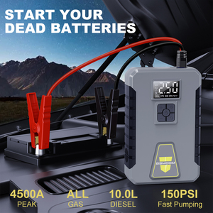 Motorino <span class=keywords><strong>di</strong></span> avviamento Power Bank gonfiatore pneumatici 12V batteria Booster <span class=keywords><strong>di</strong></span> <span class=keywords><strong>emergenza</strong></span> portatile - Product Image 2