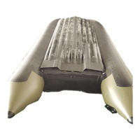 FLÈCHE SOLAIRE Plancher d'air de bateau gonflable 8 personnes Jet de bateau de vitesse gonflable 1.2mm PVC Super Jet Tunnel avec sauvetage de plancher d'air