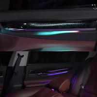 Kit d'accessoires d'éclairage LED intérieur pour voiture BMW F01 F02 Série 7 2009-2014, lumière ambiante dynamique 64 couleurs, mise à niveau de l'éclairage