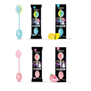 Venta al por mayor 16G barra de caramelo duro recubierto de azúcar mejor precio Navidad música transmisión de sonido sal marina limón sabor confitería - Product Image 1