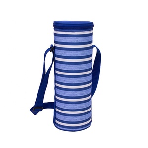 Bolsa Térmica para Botellas de <span class=keywords><strong>Vino</strong></span>, Aislada y a Prueba de Fugas, con Correa de Hombro Ajustable, Material de Poliéster, Reutilizable y Mantiene la Bebida Fría - Product Image 1