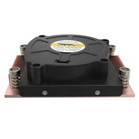COOLSERVER CS-AM5-1U3C Ventilateur de refroidissement actif pour processeur de serveur de bureau, radiateur de contrôle de température en cuivre AM5, refroidissement par air pour boîtier d'ordinateur