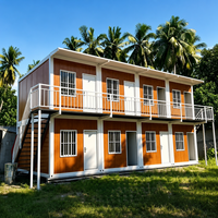 Casa Contenedor Prefabricada, Vivienda de Emergencia para Desastres, Casa Móvil Expandible, Resistente a Huracanes, Tamaño Personalizado