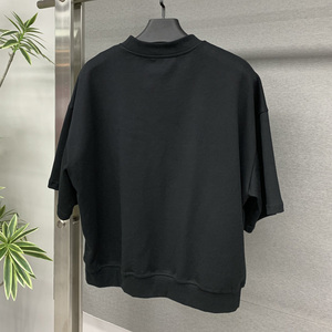 เสื้อยืดคอกลมทรงหลวมสไตล์สตรีทแวร์ดีไซน์ใหม่สำหรับผู้ชาย ผ้าคอตตอน 100% หนานุ่ม พิมพ์ลายได้ตามต้องการ เสื้อยืดโอเวอร์ไซส์เรียบง่ายสำหรับผู้ชาย - Product Image 2