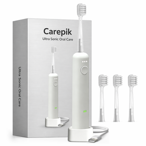<span class=keywords><strong>Brosse</strong></span> à dents électrique vibrante intelligente <span class=keywords><strong>pour</strong></span> adultes, étanche, rechargeable, longue autonomie, <span class=keywords><strong>pour</strong></span> enfants, gencives sensibles et appareils dentaires - Product Image 1