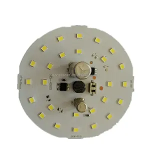 Iki kapasitörler bir ampul DOB 5w 7w 9w 12w 15w 18w 24w led pcb çip kurulu