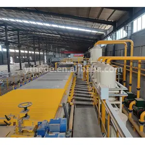 Linha de produção de placas de teto de fibra mineral para projetos turnkey, máquina para fazer placas de fibra de cimento