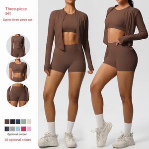 Nouvel ensemble de shorts de fitness respirant et ajusté, séchage rapide, effet amincissant, pour femme - Product Image 1