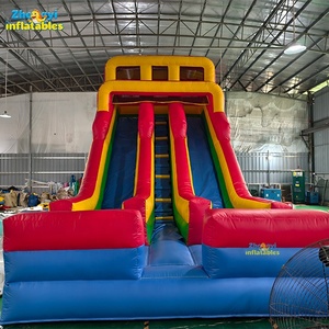 <span class=keywords><strong>Château</strong></span> <span class=keywords><strong>gonflable</strong></span> géant d'extérieur pour adultes avec toboggan aquatique, double piste, toboggans gonflables commerciaux <span class=keywords><strong>à</strong></span> <span class=keywords><strong>vendre</strong></span> - Product Image 4