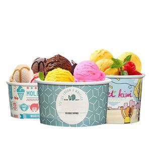 Contenitori Monouso LOKYO per Dessert, Yogurt e <span class=keywords><strong>Gelato</strong></span>, Coppette di Carta per <span class=keywords><strong>Gelato</strong></span> - Product Image 1