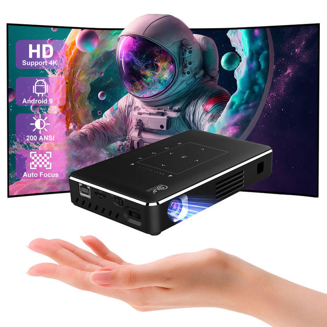 YDH-P10 DLP 2026 Hot Sale 600 ANSI T972 Mini 4K Projector BT5.2 Home Theater Business Conference Education Portable Projector 4K
