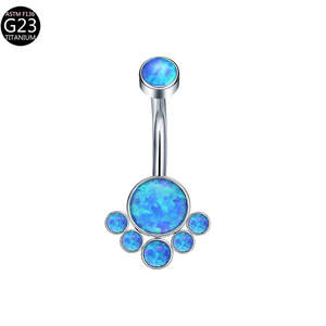 Anillos <span class=keywords><strong>de</strong></span> <span class=keywords><strong>Ombligo</strong></span> <span class=keywords><strong>de</strong></span> Titanio y Circonio al por Mayor, Anillos Sexys para el <span class=keywords><strong>Ombligo</strong></span> para Mujer, Joyería para Piercing Corporal, Pendientes Finos - Product Image 5