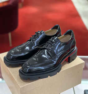 Chaussures de mariage pour homme en cuir véritable, neuves avec boîte, en cuir verni, derby, <span class=keywords><strong>paillettes</strong></span>, cristaux, loafers, taille 47, chaussures derby pour homme - Product Image 4