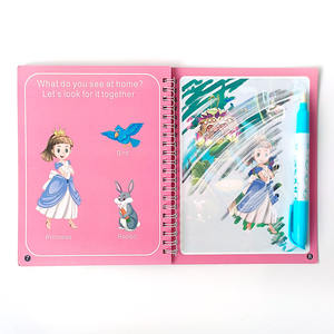 Libros <span class=keywords><strong>para</strong></span> colorear personalizados al por mayor <span class=keywords><strong>para</strong></span> niños, libro <span class=keywords><strong>de</strong></span> dibujo educativo <span class=keywords><strong>para</strong></span> edades tempranas, bonito libro mágico <span class=keywords><strong>de</strong></span> impresión a color agua - Product Image 5