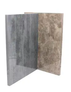 high gloss marble design mdf board 1220*2800 for commercial space