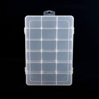 Boîte de rangement en plastique personnalisable transparente de haute qualité pour l'organisation de la maison