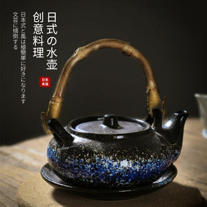 Pot à soupe en céramique pour fruits de mer, petit pot en terre cuite, vapeur, vintage, poignée manuelle, <span class=keywords><strong>cuisine</strong></span> japonaise coréenne, vaisselle, restaurant - Product Image 2